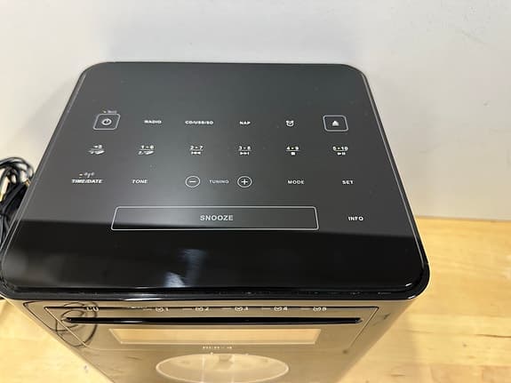 Sangean RCR-4 klockradio med CD/MP3/USB/SD – fint skick
