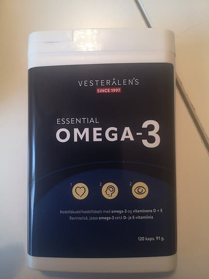 Vesterålens Essential Omega-3 kosttillskott 120 kapslar