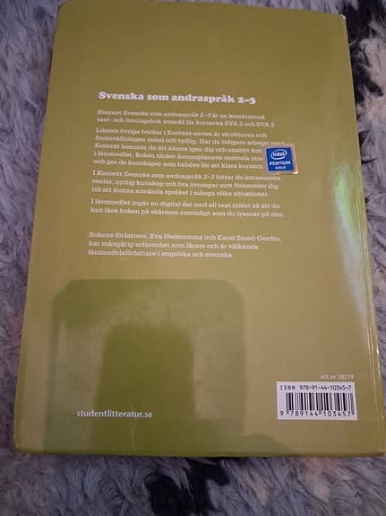 Kontext Svenska som andraspråk 2–3 lärobok