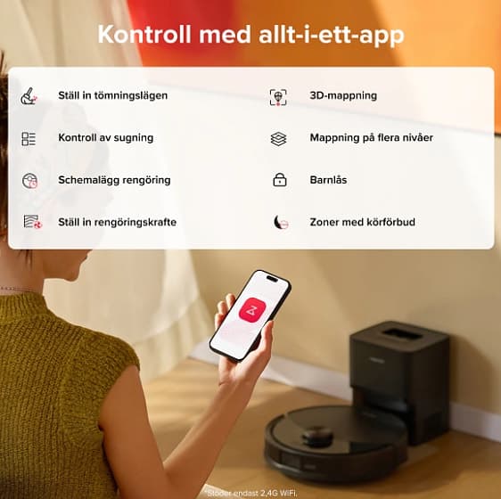 Roborock Q10 robotdammsugare med automatisk tömning