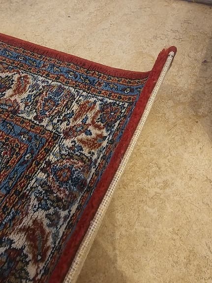 2 st gångmatta orientaliskt mönster 3×1 meter.