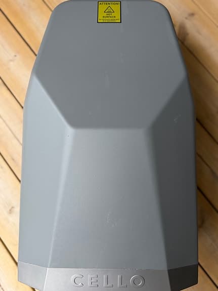 Cello pizzaugn /  pizza värmare grå
