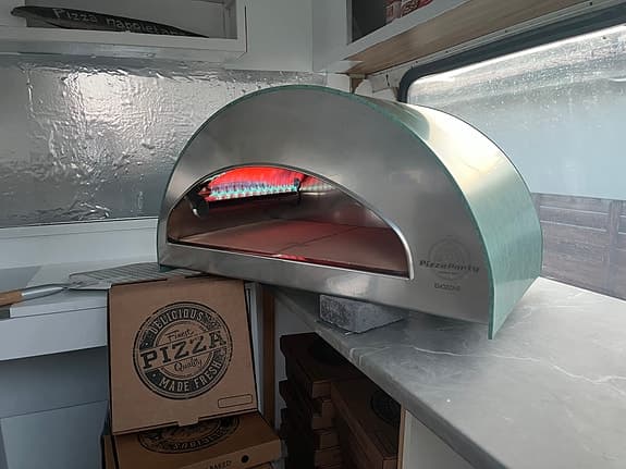 Emozione stor pizzaugn för 2 pizzor