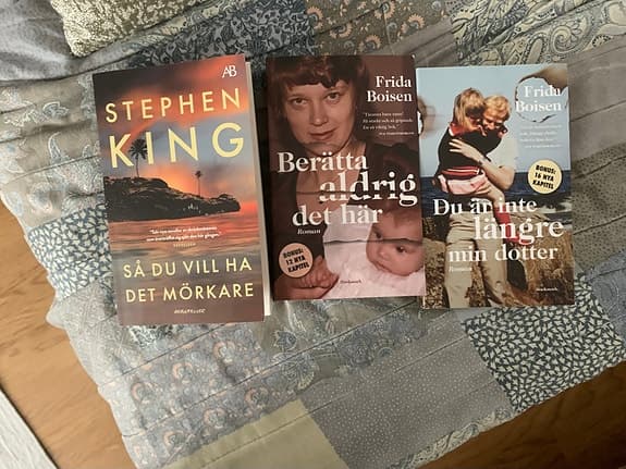 Stephen King och Frida Boisen böcker 3-pack
