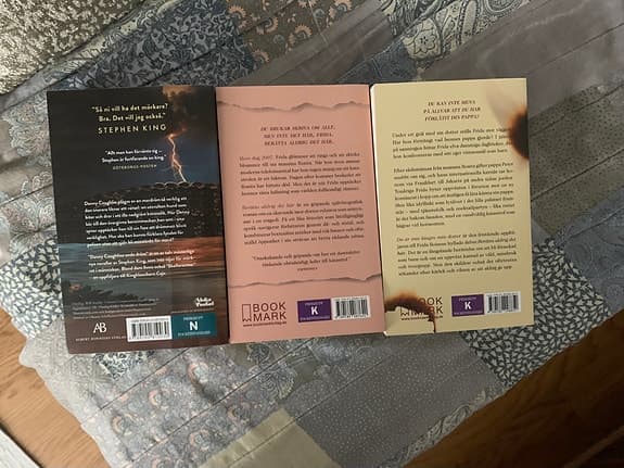 Stephen King och Frida Boisen böcker 3-pack