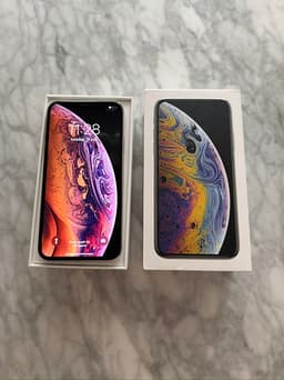 Apple Iphone XS, silver 64GB - batterikapacitet 83%