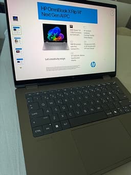 HP Omnibook x Flip 14" laptop grå