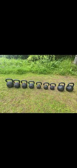 Set kettlebells 12-40kg
