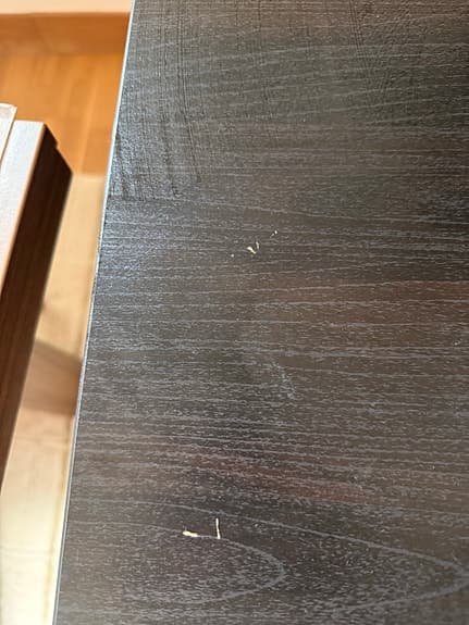 Svart byrå från ikea