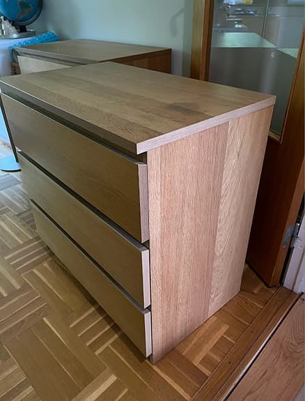 söker en ikea malm byrå 3 lådor