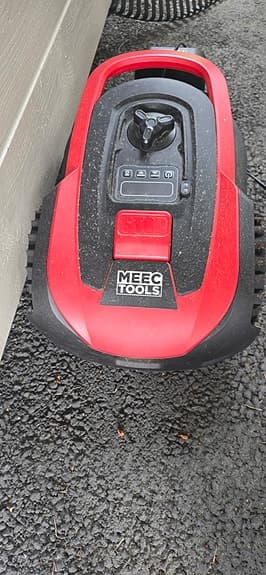 Meec Tools robotgräsklippare röd/svart 300m²