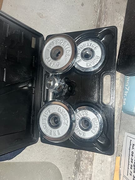 Justerbara hantlar 10kg st 2x