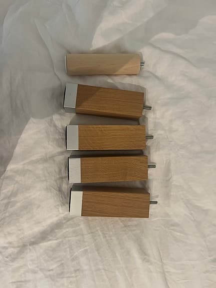 KungSängen sängben i massiv ek  med aluminiumfot