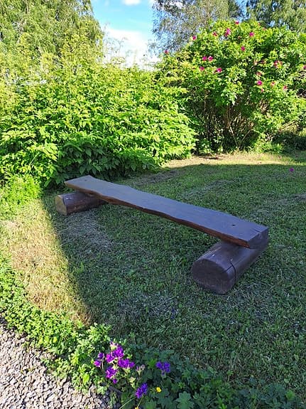 Rustik furubänk