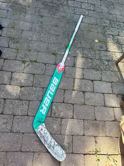 Bauer Hyperlite målvaktsklubba grön/vit vänster
