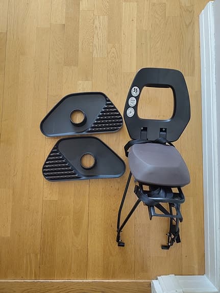 BoBike ONE Junior Rack Mount Cykelsits, Dark Brown