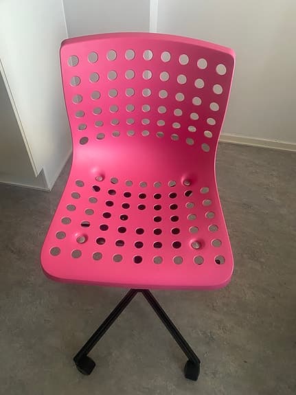 IKEA barnstol rosa