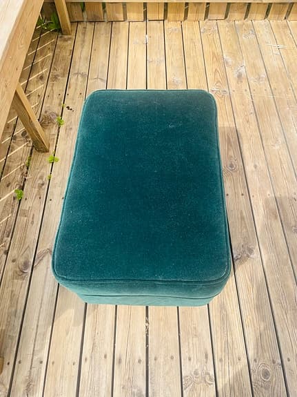 Fin pall i grön velvet