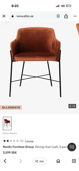 Nordic Furniture (Chair)