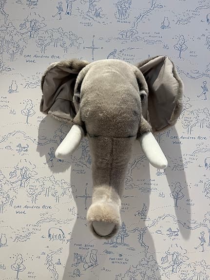 Mjuk väggdekoration Elefant från Brigbys