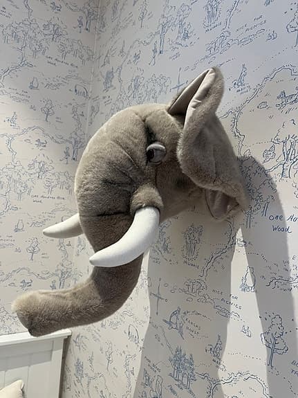 Mjuk väggdekoration Elefant från Brigbys