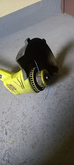 2 st. Ryobi EasyEdge grästrimmer el gul