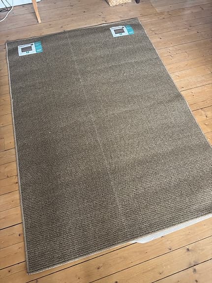 Mio Hedby flatvävd utematta 133x190 cm beige