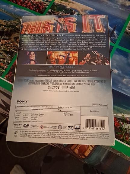 Michael Jackson This Is It DVD Mint