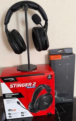 HyperX Cloud Stinger 2 trådlöst gamingheadset + stativ
