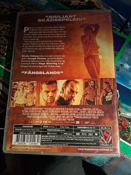 DVD Strangerland, The Best Offer och Den allvarsamma leken,m,m