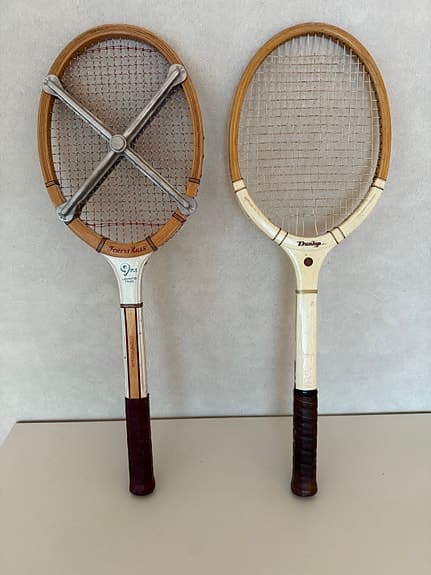 Vintage racketar; Dunlop Gold Cup och Forest Hills