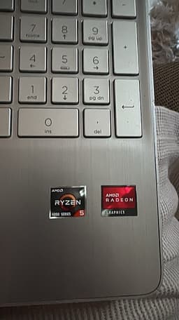 HP laptop 15 tum silver AMD Ryzen 5 Radeon