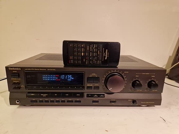 Technics SA-GX100L stereo receiver med fjärrkontroll