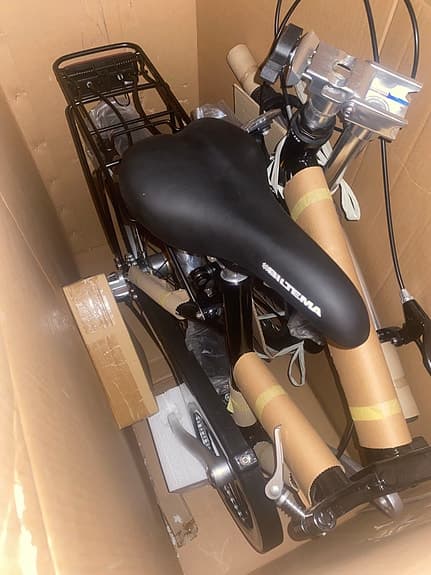 Fällbar cykel