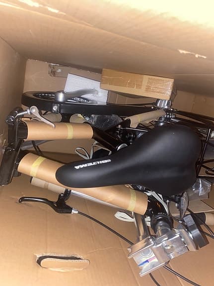 Fällbar cykel
