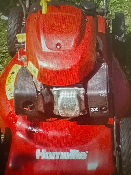 Hornetex och Garden bensindrivna gräsklippare