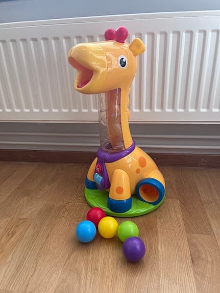 Bright Starts Spin & Giggle giraffe ball