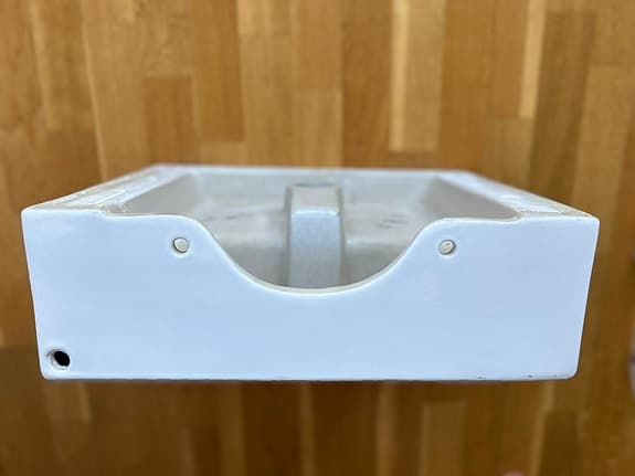 Vit tvättställ/handfat