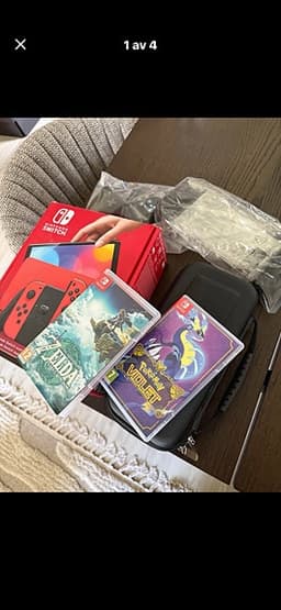 Nintendo Switch OLED Mario Red Edition konsol