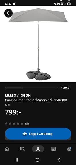 Parasoll från Ikea