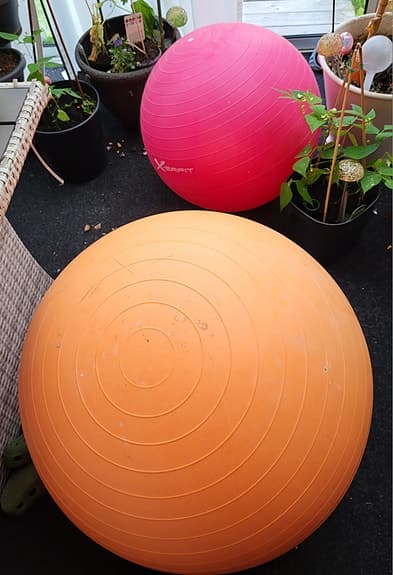 Pilates bollar 2 st