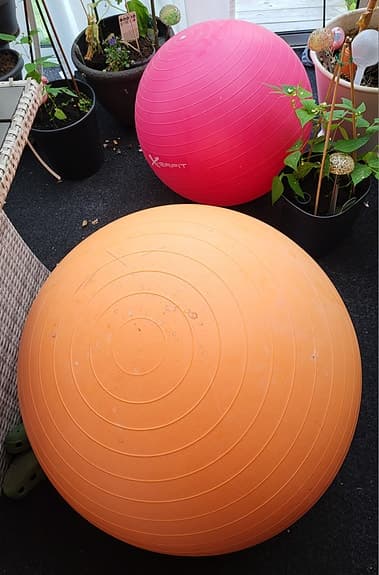 Pilates bollar 2 st