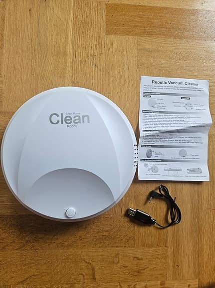 Clean Robot dammsugarrobot vit