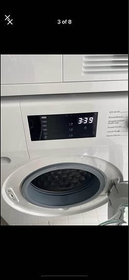 Miele T1 Excellence EcoSpeed & 8kg torktumlare vit tvättmaskin och diskmaskin