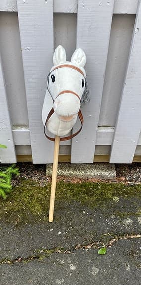 Käpphäst med tillbehör