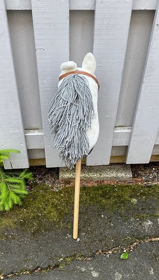 Käpphäst med tillbehör