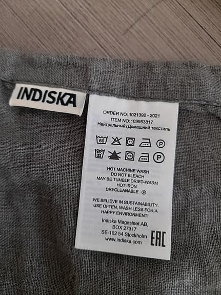Indiska gröna linneservetter 100% linne Nya!