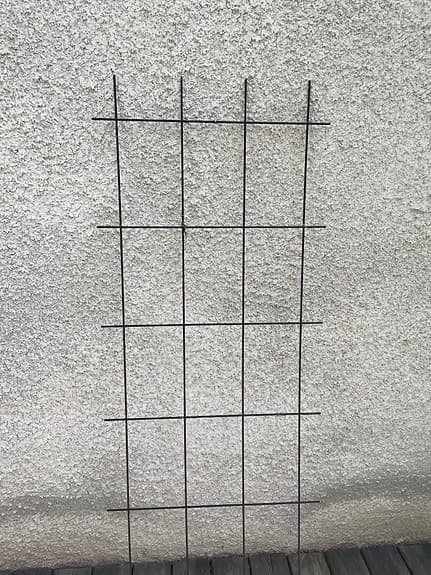 Metall spaljé svart/grön