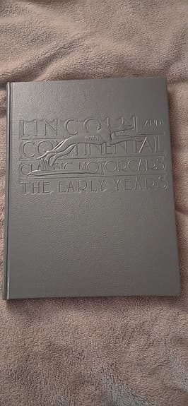 Lincoln and Continental Classic Motorcars bok "The Early Years"