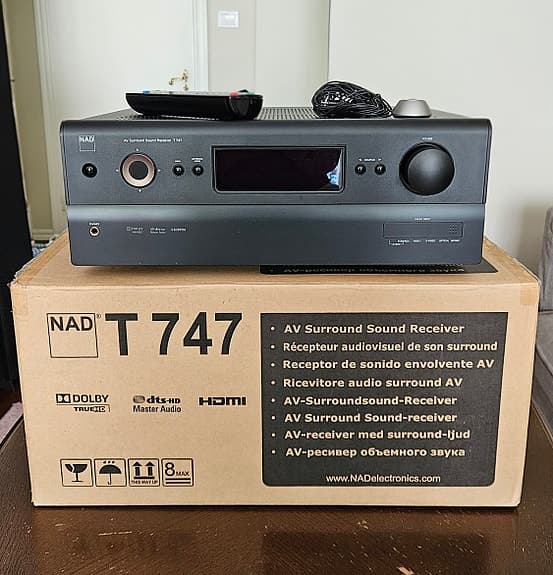 NAD T 747 Hemmabioreceiver